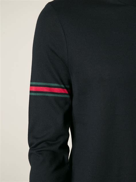 gucci black long sleeve dress|farfetch gucci t shirts.